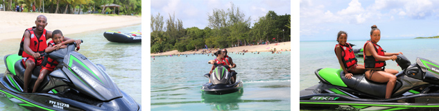 Ballade jet ski port louis